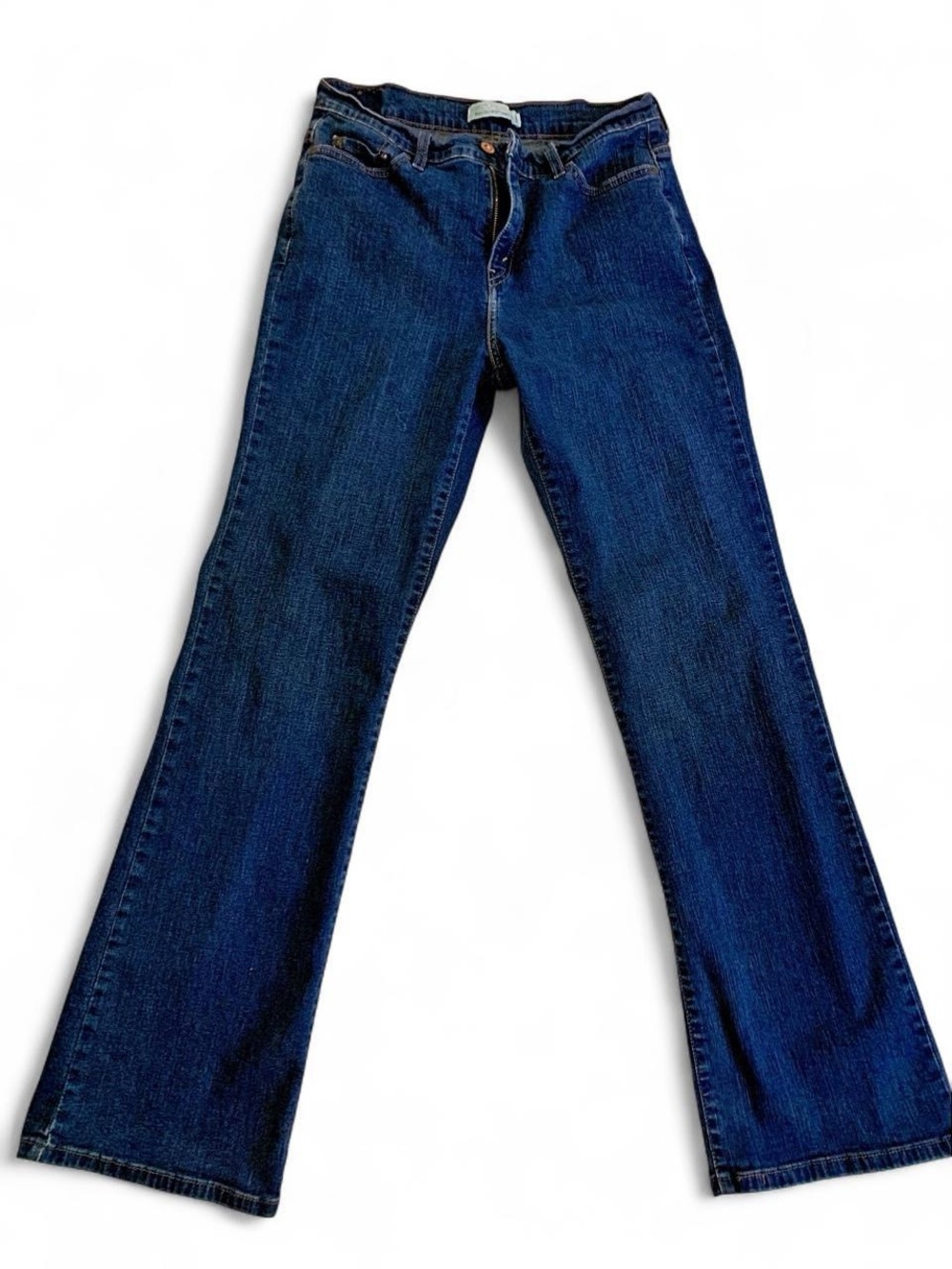 Levi’s 512 Perfectly Slimming Bootcut Jeans Women’s 12 Long Dark Wash Stretch